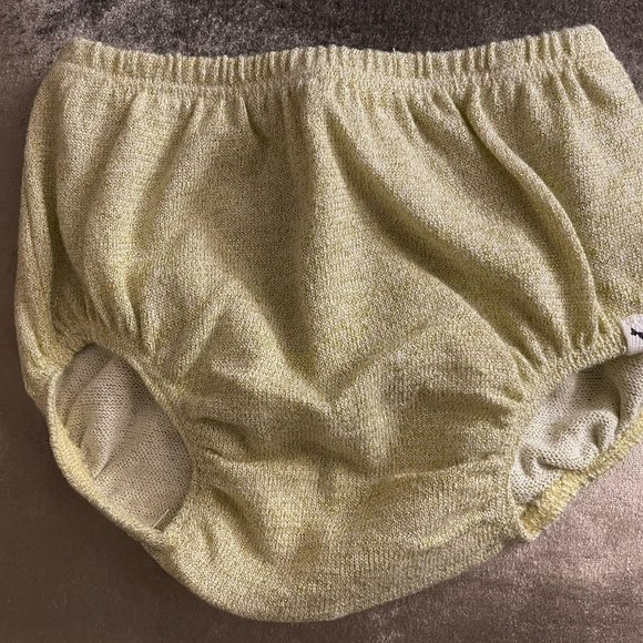 NWOT Oh Baby! Stardust Tushie Diaper Cover Gold Girls Baby Infants 3M - 6 Months - Picture 3 of 11